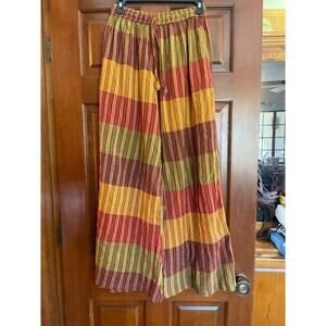 Karma Nepal Crafts wide leg bohemian pants size small